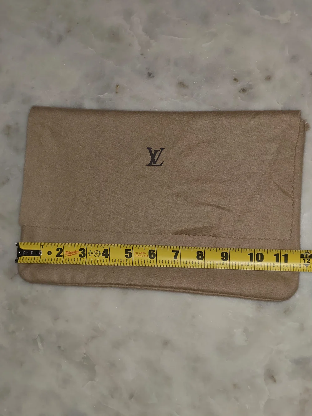 Louis Vuitton Light Brown Dust Bag Pouch- 11.6